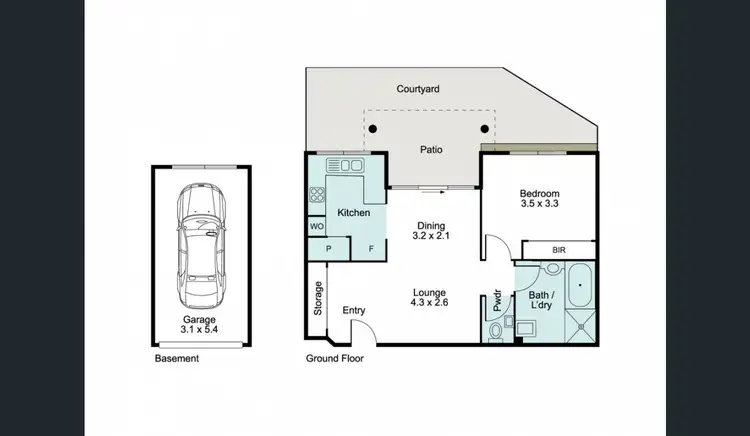 Floorplan of Homely apartment listing, 3/153 Willarong Road, Caringbah NSW 2229