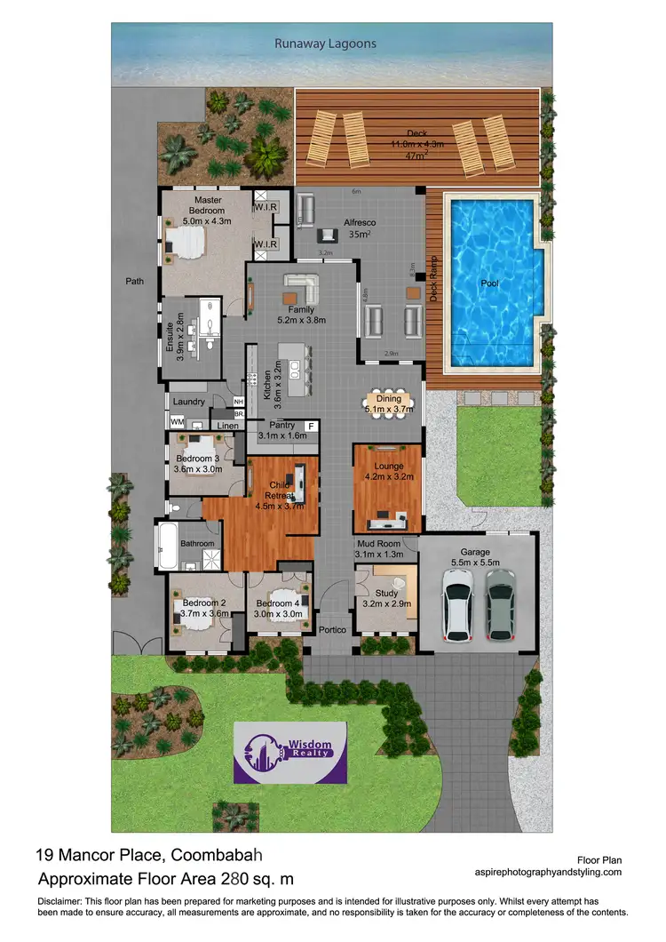 Floorplan of Homely house listing, 19 Manacor Place, Coombabah QLD 4216