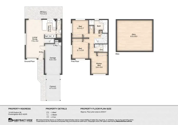 Floorplan of Homely townhouse listing, 12/49 Dutton Street, Coolangatta QLD 4225