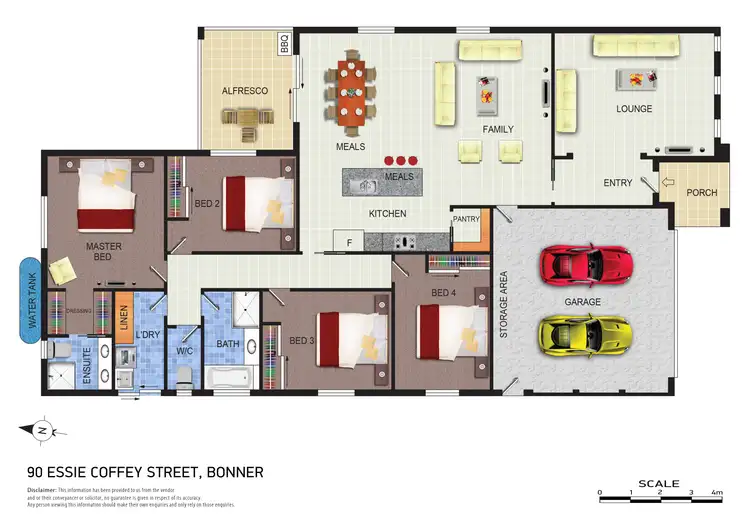 Floorplan of Homely house listing, 90 Essie Coffey Street, Bonner ACT 2914