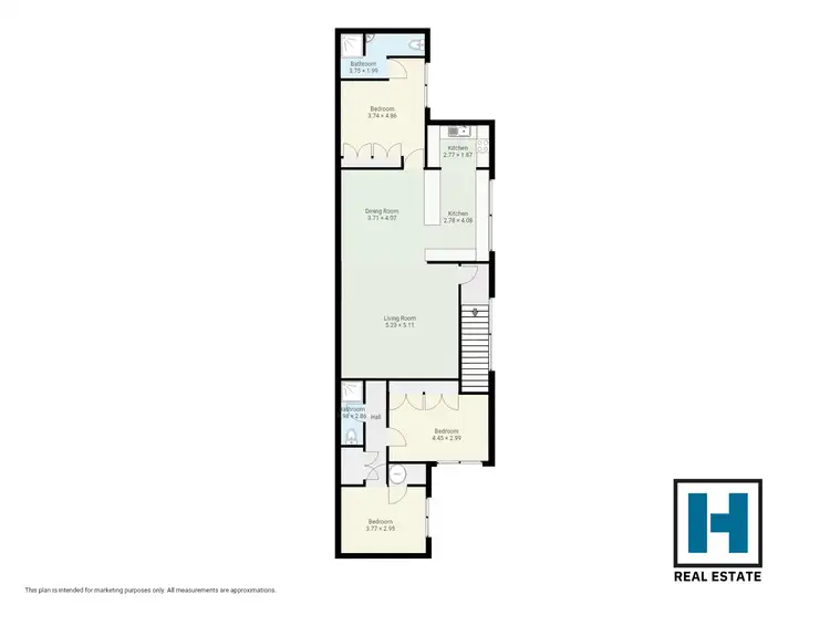 Floorplan of Homely unit listing, 16/1 Dunns Lane, Merimbula NSW 2548