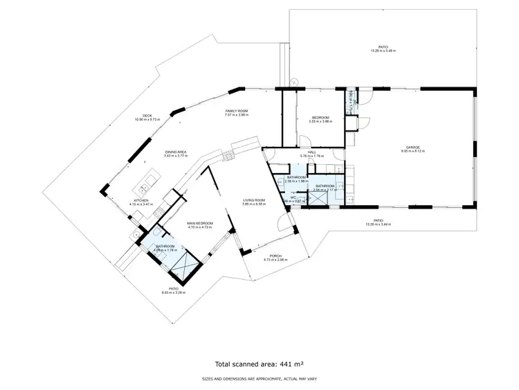 Floorplan of Homely rural property listing, 'Rest Point' 4099 River Road, Jingellic NSW 2642