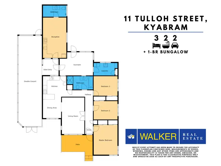 Floorplan of Homely house listing, 11 Tulloh Street, Kyabram VIC 3620