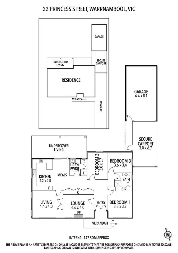 Floorplan of Homely house listing, 22 Princess Street, Warrnambool VIC 3280