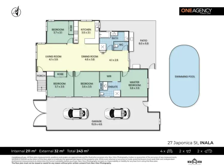 Floorplan of Homely house listing, 27 Japonica St, Inala QLD 4077