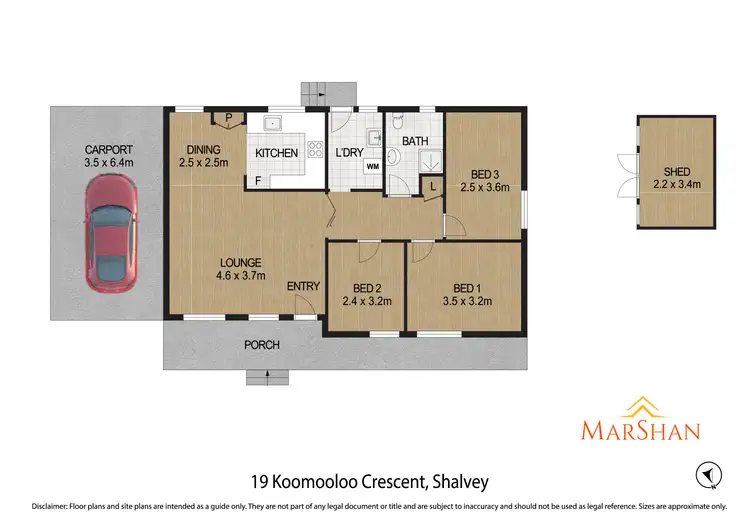 Floorplan of Homely house listing, 19 Koomooloo Crescent, Shalvey NSW 2770