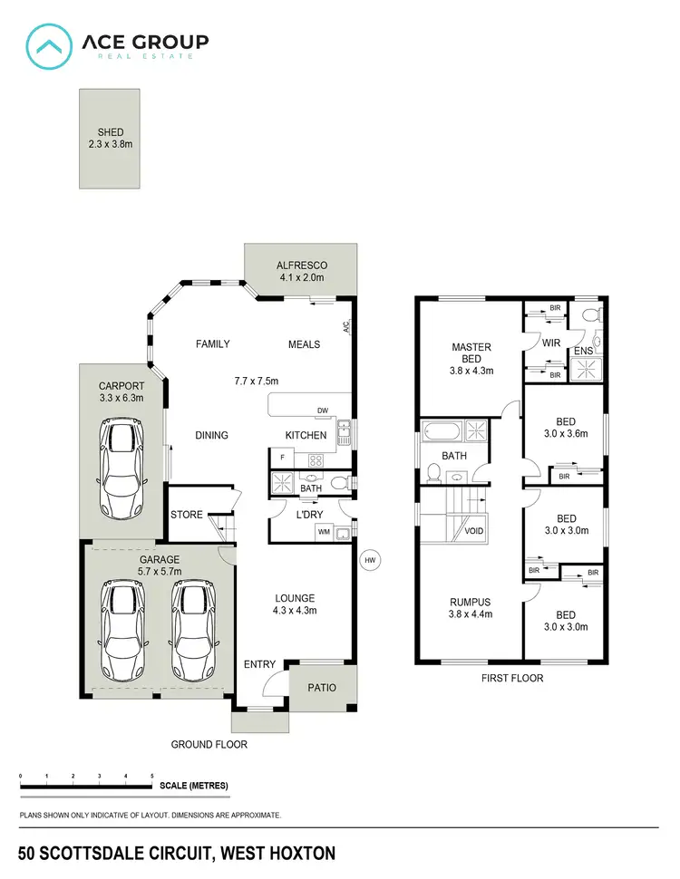 Floorplan of Homely house listing, 50 Scottsdale Circuit, West Hoxton NSW 2171