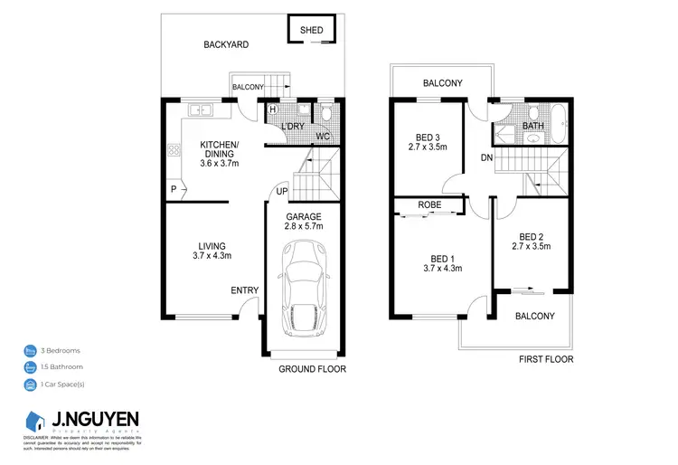 Floorplan of Homely townhouse listing, 10/10-14 Kurrajong Street, Cabramatta NSW 2166