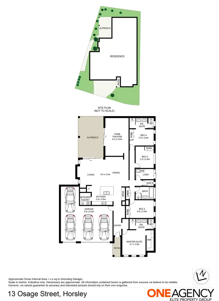 Floorplan of Homely house listing, 13 Osage Street, Horsley NSW 2530