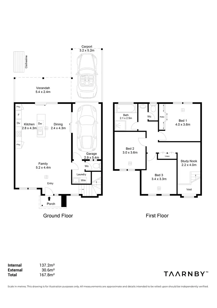 Floorplan of Homely house listing, 44B Gunther Street, Elizabeth Grove SA 5112