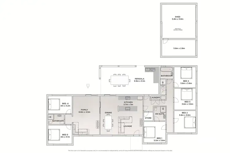 Floorplan of Homely house listing, 86 MEYLIN STREET, Port Macdonnell SA 5291