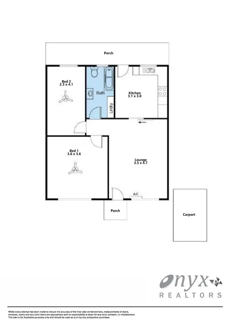 Floorplan of Homely unit listing, 9/10 Hallett Avenue, Tranmere SA 5073