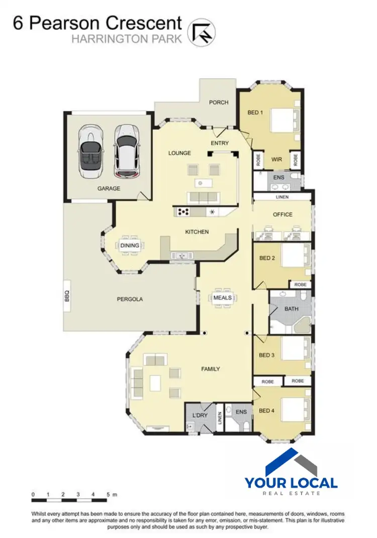 Floorplan of Homely house listing, 6 Pearson Crescent, Harrington Park NSW 2567