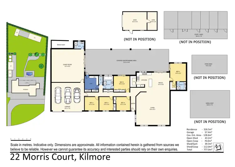 Floorplan of Homely house listing, 22 Morris Court, Kilmore VIC 3764