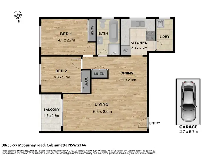 Floorplan of Homely unit listing, 38/53-57 Mcburney Road, Cabramatta NSW 2166