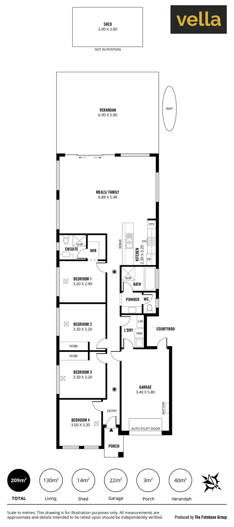Floorplan of Homely house listing, 9 Cullford Avenue, Klemzig SA 5087