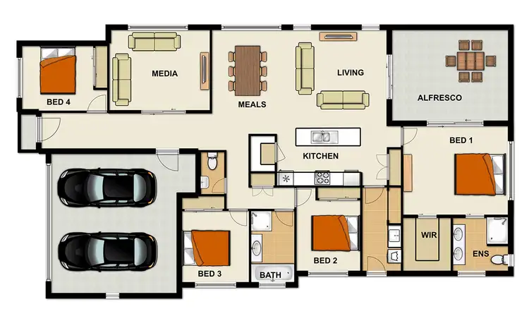 Floorplan of Homely house listing, 56 Darnell Street, Yarrabilba QLD 4207