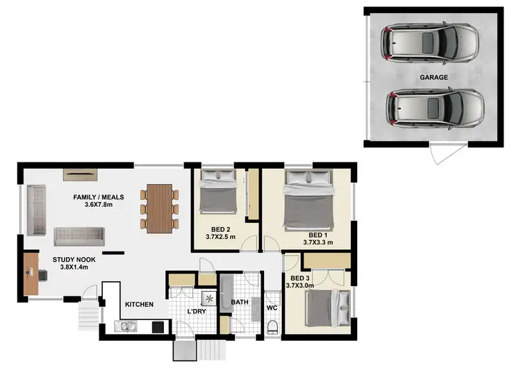 Floorplan of Homely house listing, 34 Delphinus St, Inala QLD 4077