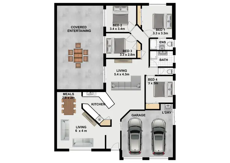 Floorplan of Homely house listing, 20A Bertha St, Goodna QLD 4300