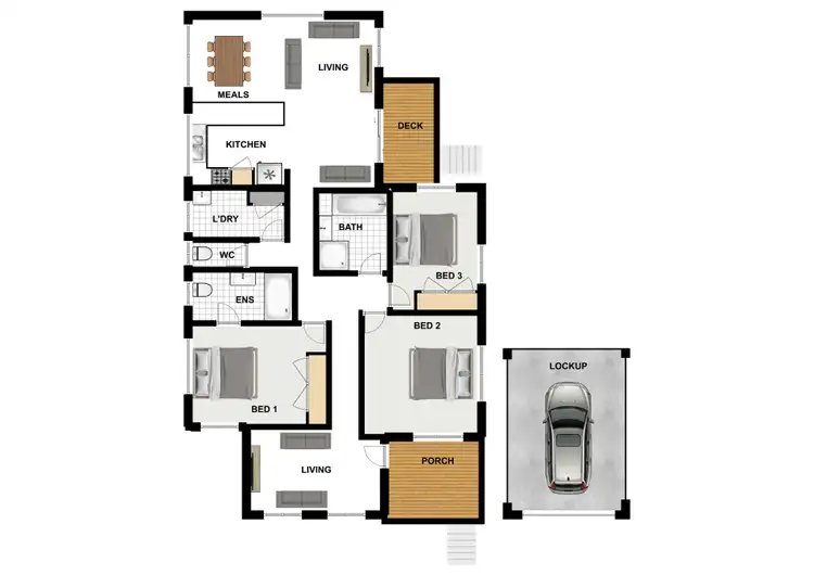 Floorplan of Homely house listing, 35 Columbine St, Inala QLD 4077