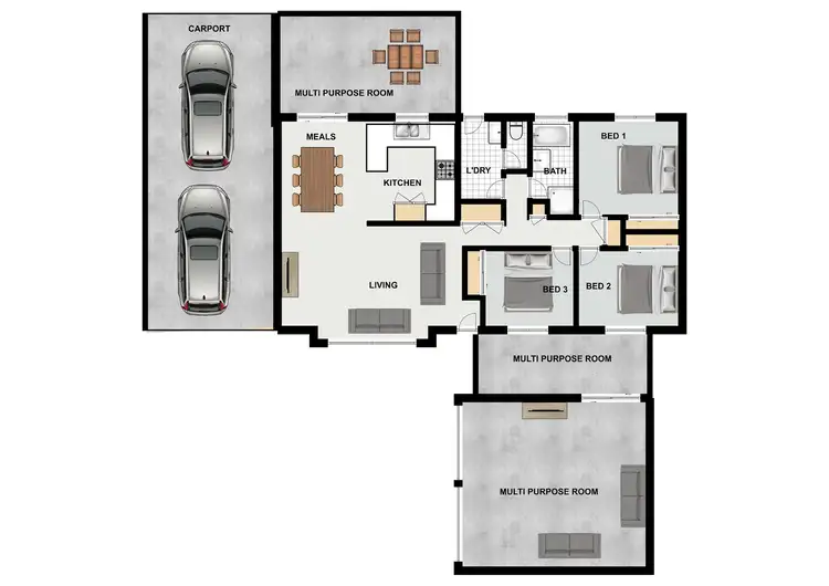 Floorplan of Homely house listing, 24 Clifton Cres, Durack QLD 4077