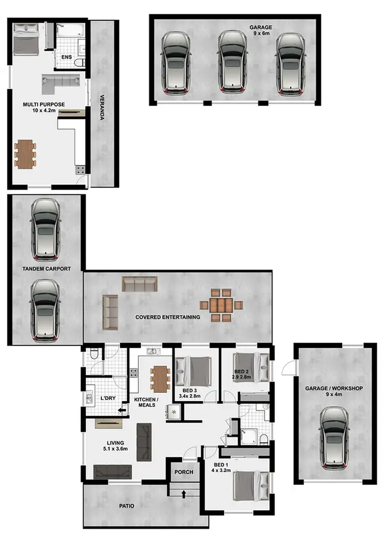 Floorplan of Homely house listing, 24 Cypress St, Inala QLD 4077