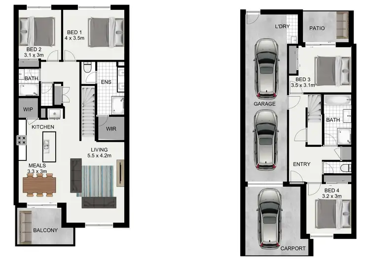 Floorplan of Homely house listing, 60 Russell Luhrs Way, Spring Mountain QLD 4300