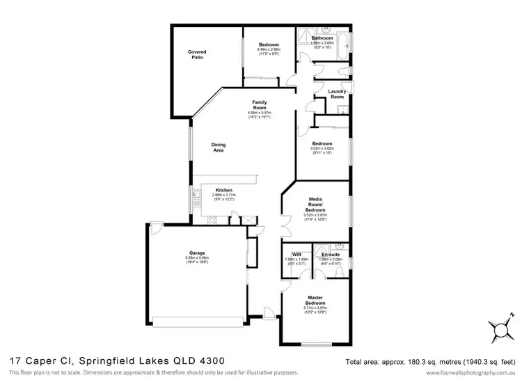 Floorplan of Homely house listing, 17 Caper Close, Springfield Lakes QLD 4300