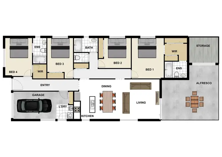 Floorplan of Homely house listing, 25 Cintra Street, Durack QLD 4077
