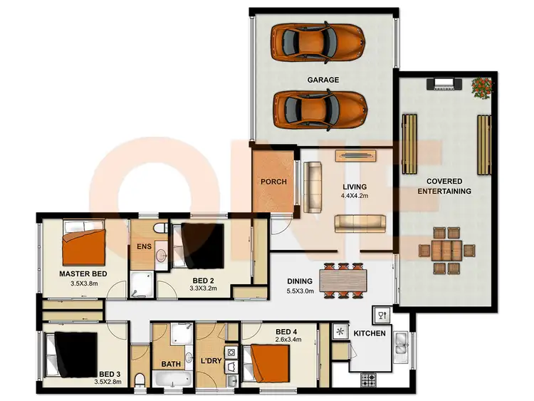Floorplan of Homely house listing, 36 Pringle Place, Forest Lake QLD 4078