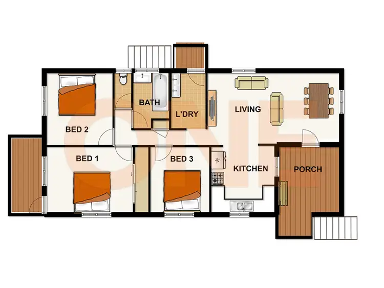 Floorplan of Homely house listing, 57 Doreen Crescent, Ellen Grove QLD 4078