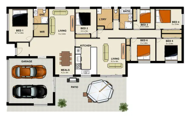 Floorplan of Homely house listing, 130 Buddleia St, Inala QLD 4077