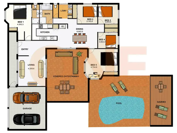 Floorplan of Homely house listing, 70 Laricina Circuit, Forest Lake QLD 4078