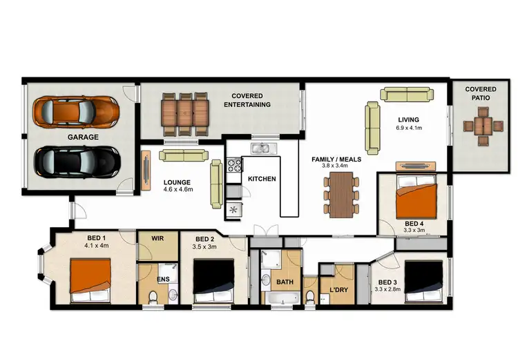 Floorplan of Homely house listing, 85 Oxford Pde, Forest Lake QLD 4078