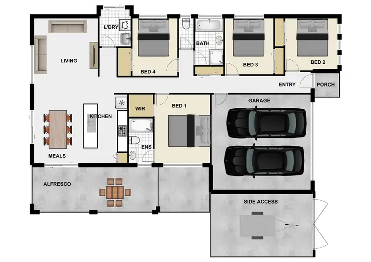 Floorplan of Homely house listing, 19 Giancarlo Cres, Doolandella QLD 4077
