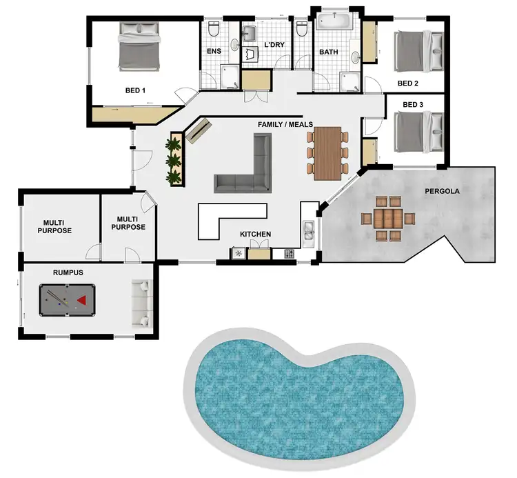 Floorplan of Homely house listing, 2 Pringle Pl, Forest Lake QLD 4078