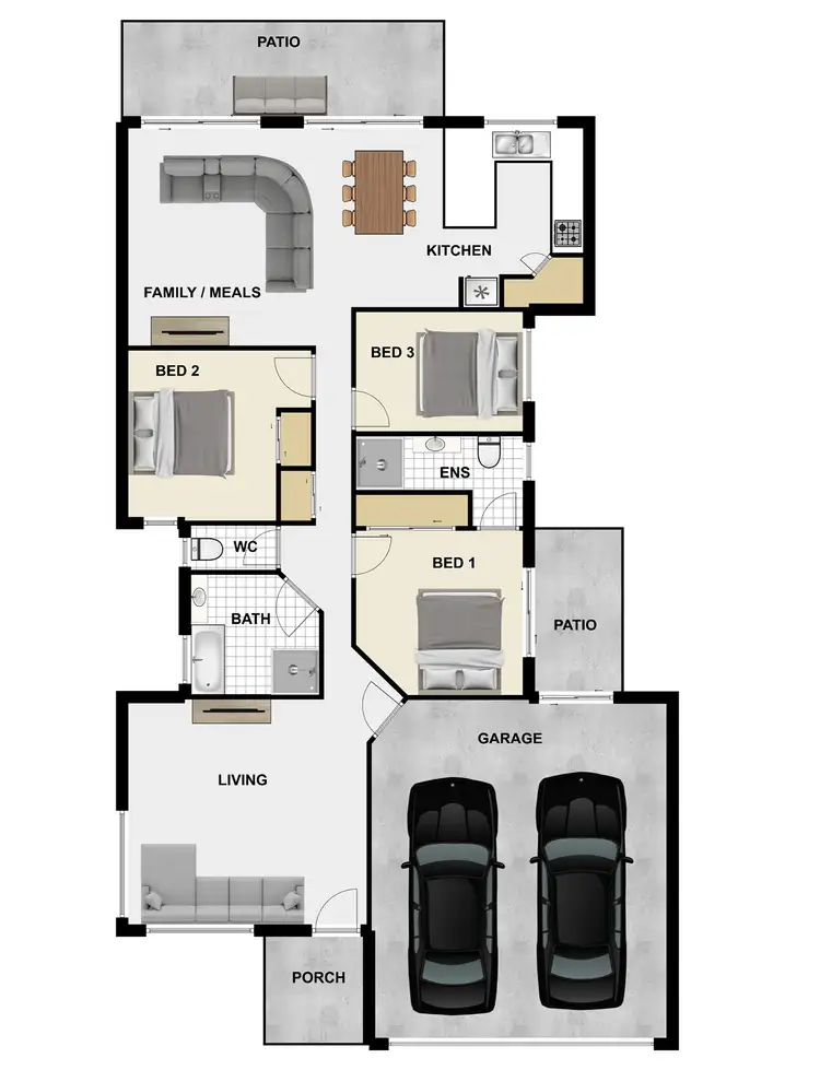 Floorplan of Homely house listing, 4 Nebo Cl, Forest Lake QLD 4078