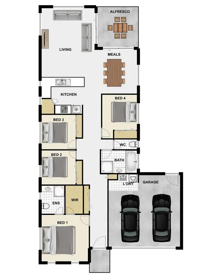 Floorplan of Homely house listing, 71 Fred Pham Cres, Doolandella QLD 4077