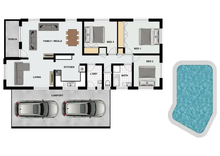 Floorplan of Homely house listing, 32 Ringwood St, Durack QLD 4077