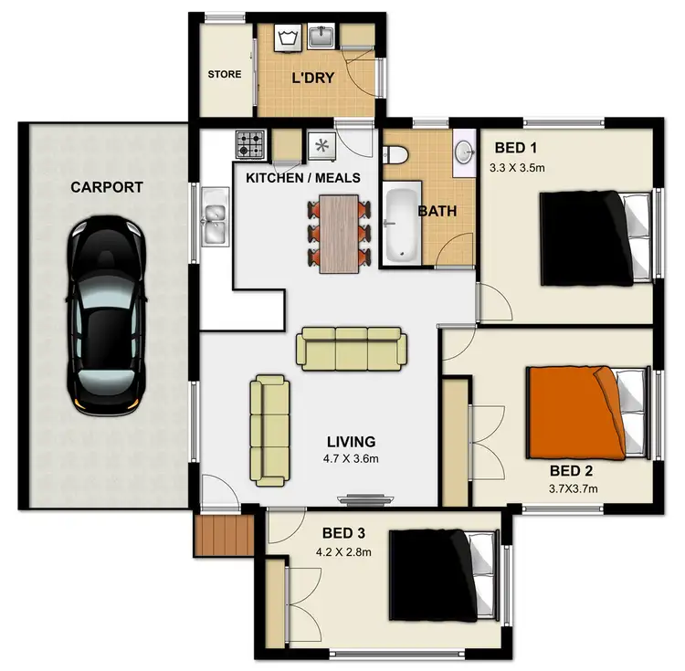 Floorplan of Homely house listing, 68 Willow St, Inala QLD 4077