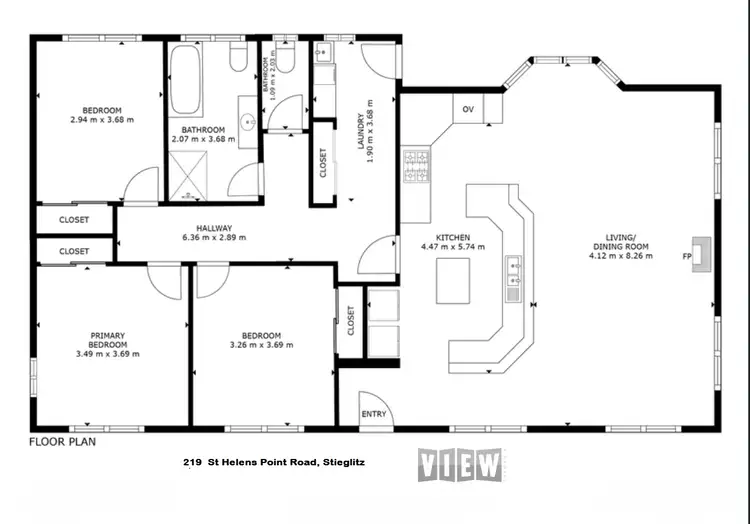 Floorplan of Homely house listing, 219 St Helens Point Road, Stieglitz TAS 7216