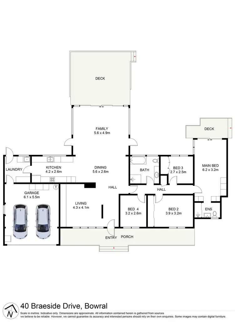 Floorplan of Homely house listing, 40 Braeside Drive, Bowral NSW 2576