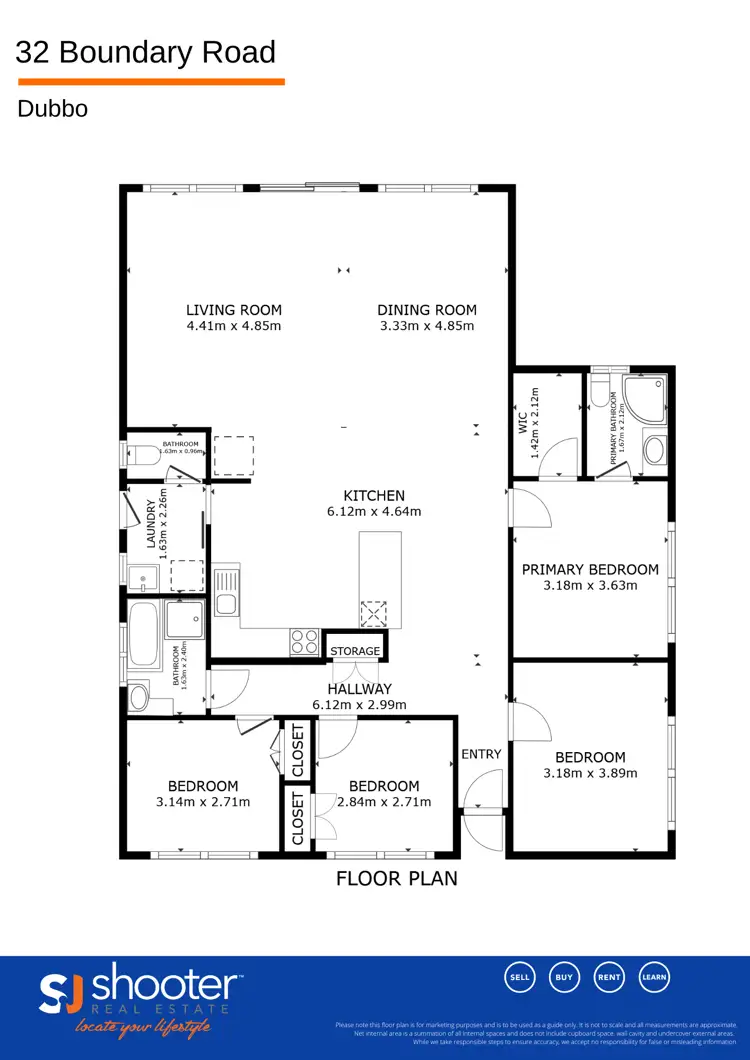 Floorplan of Homely house listing, 32 Boundary Road, Dubbo NSW 2830