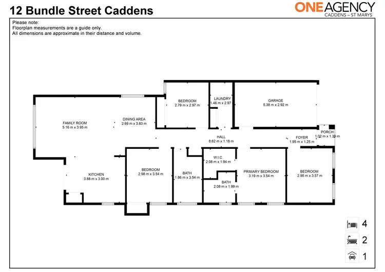 Floorplan of Homely house listing, 12 Bundle Street, Caddens NSW 2747