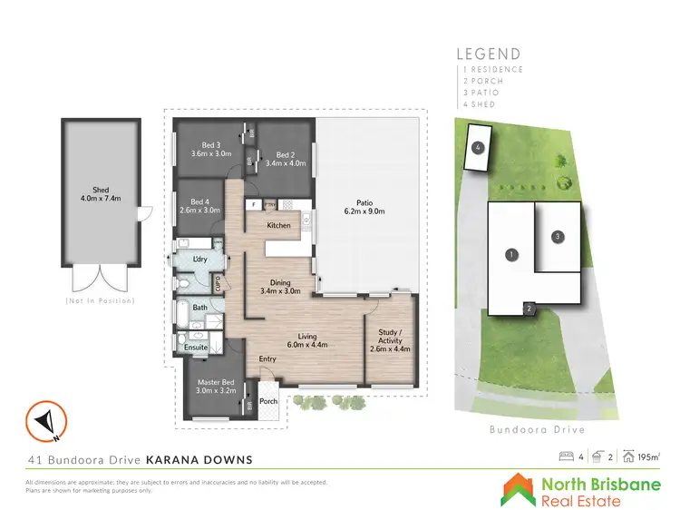 Floorplan of Homely house listing, 41 Bundoora Drive, Karana Downs QLD 4306