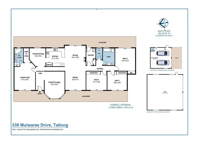 Floorplan of Homely house listing, 336 Mulwaree Drive, Tallong NSW 2579