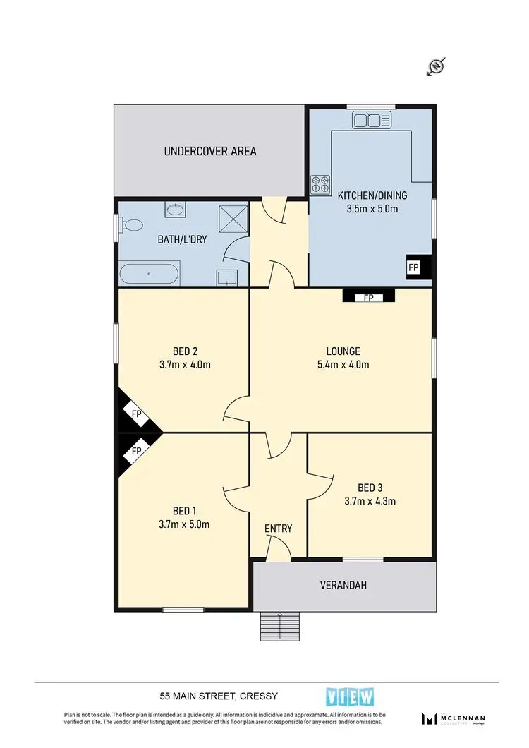 Floorplan of Homely house listing, 55 Main Street, Cressy TAS 7302