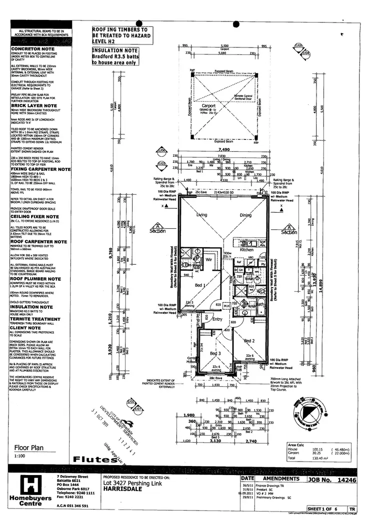 Floorplan of Homely house listing, 42 Pershing Link, Harrisdale WA 6112