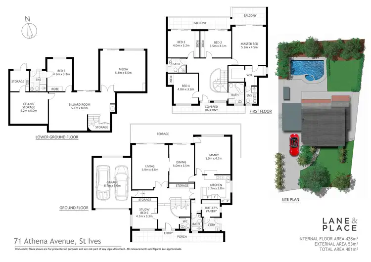 Floorplan of Homely house listing, 71 Athena Avenue, St Ives NSW 2075