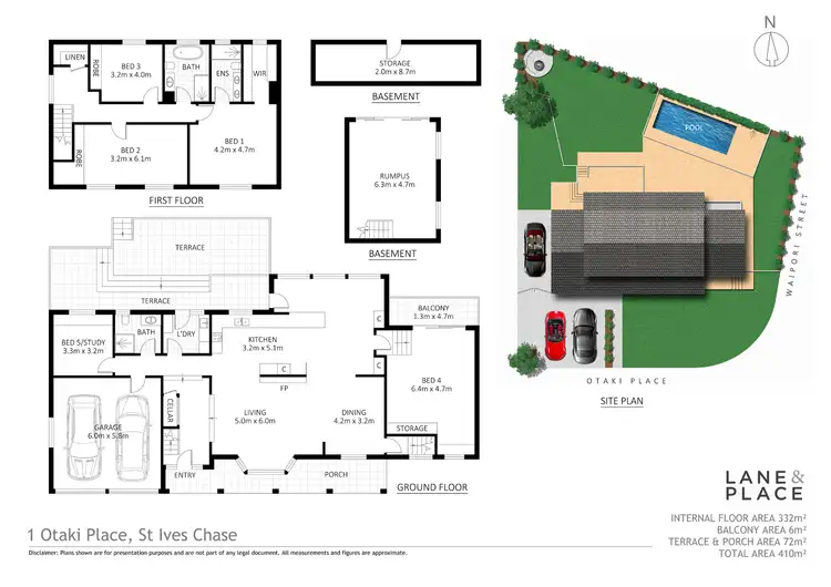 Floorplan of Homely house listing, 1 Otaki Place, St Ives NSW 2075